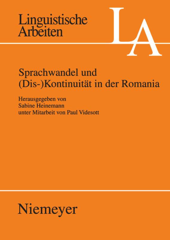 Vorderes Coverbild Sprachwandel und (Dis-)Kontinuität in der Romania