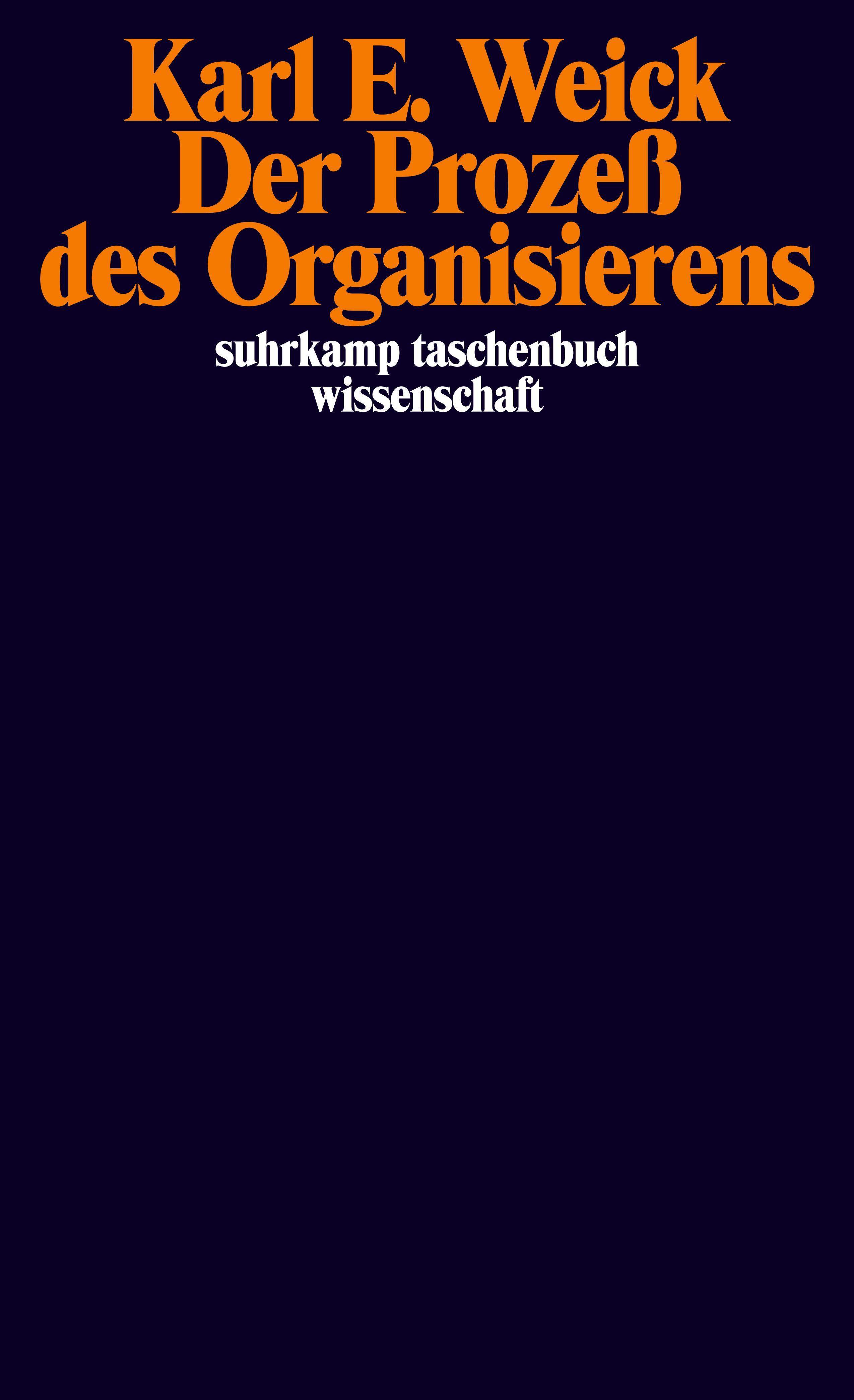 Vorderes Coverbild Der Prozeß des Organisierens