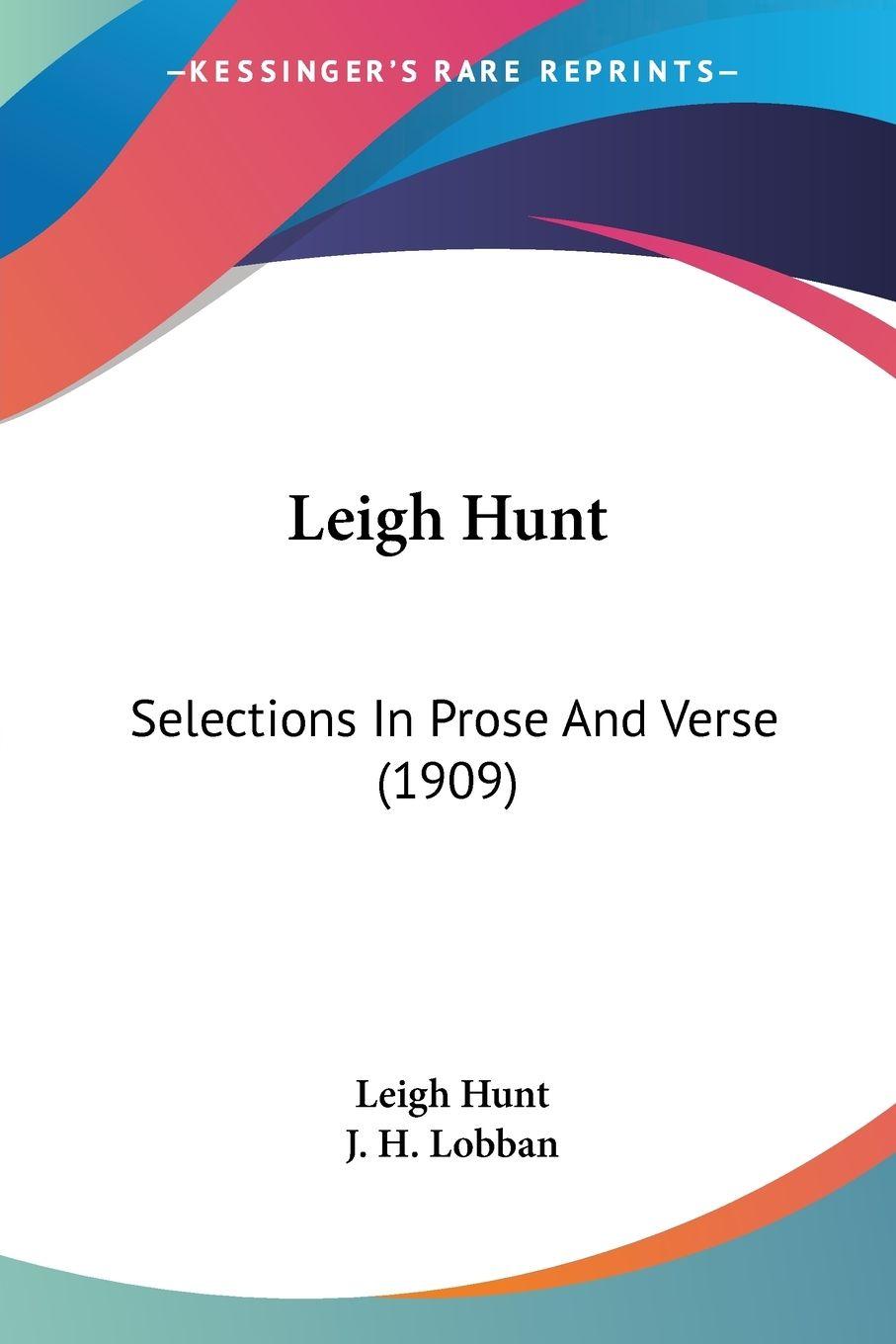 Vorderes Coverbild Leigh Hunt