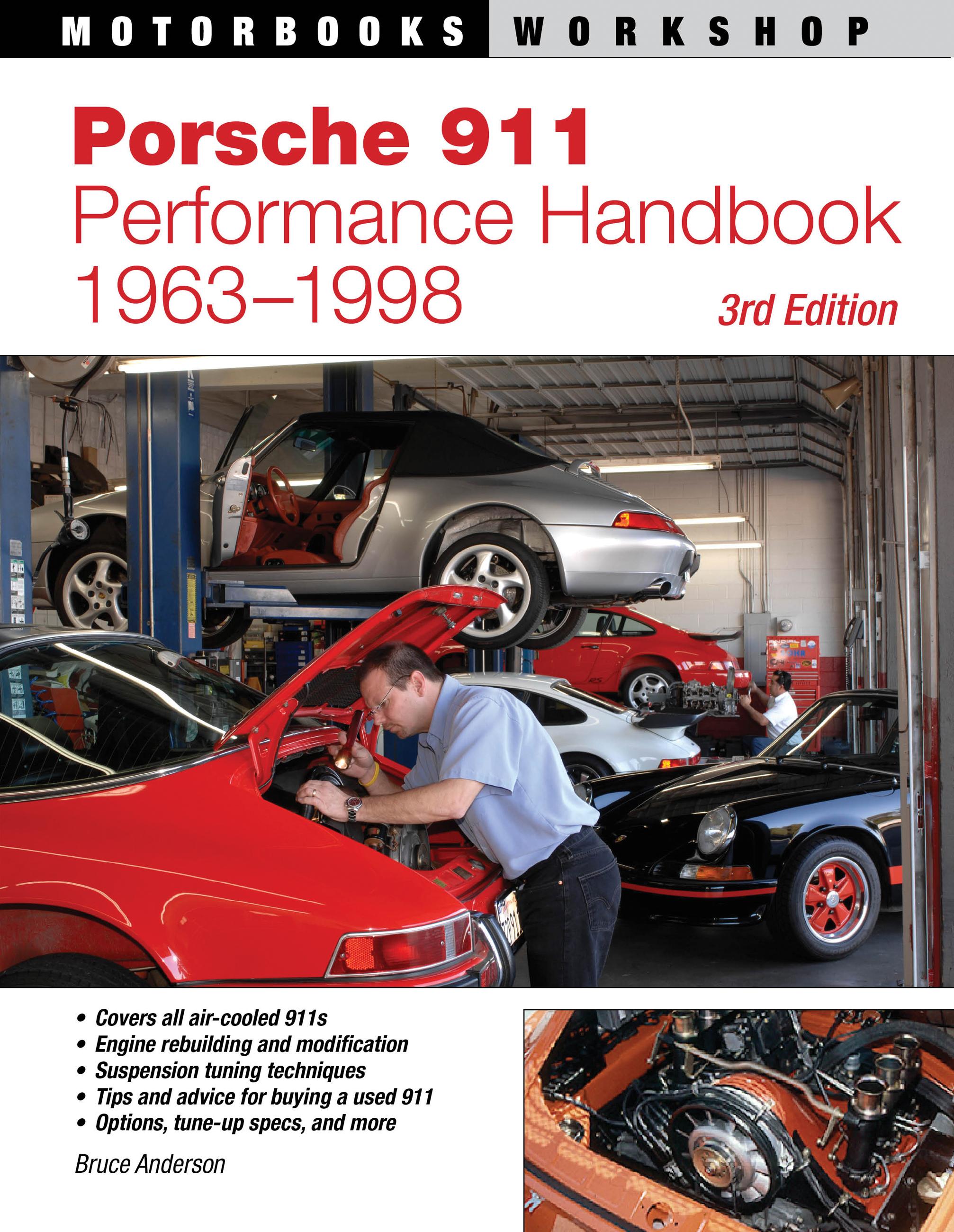 Vorderes Coverbild Porsche 911 Performance Handbook, 1963-1998