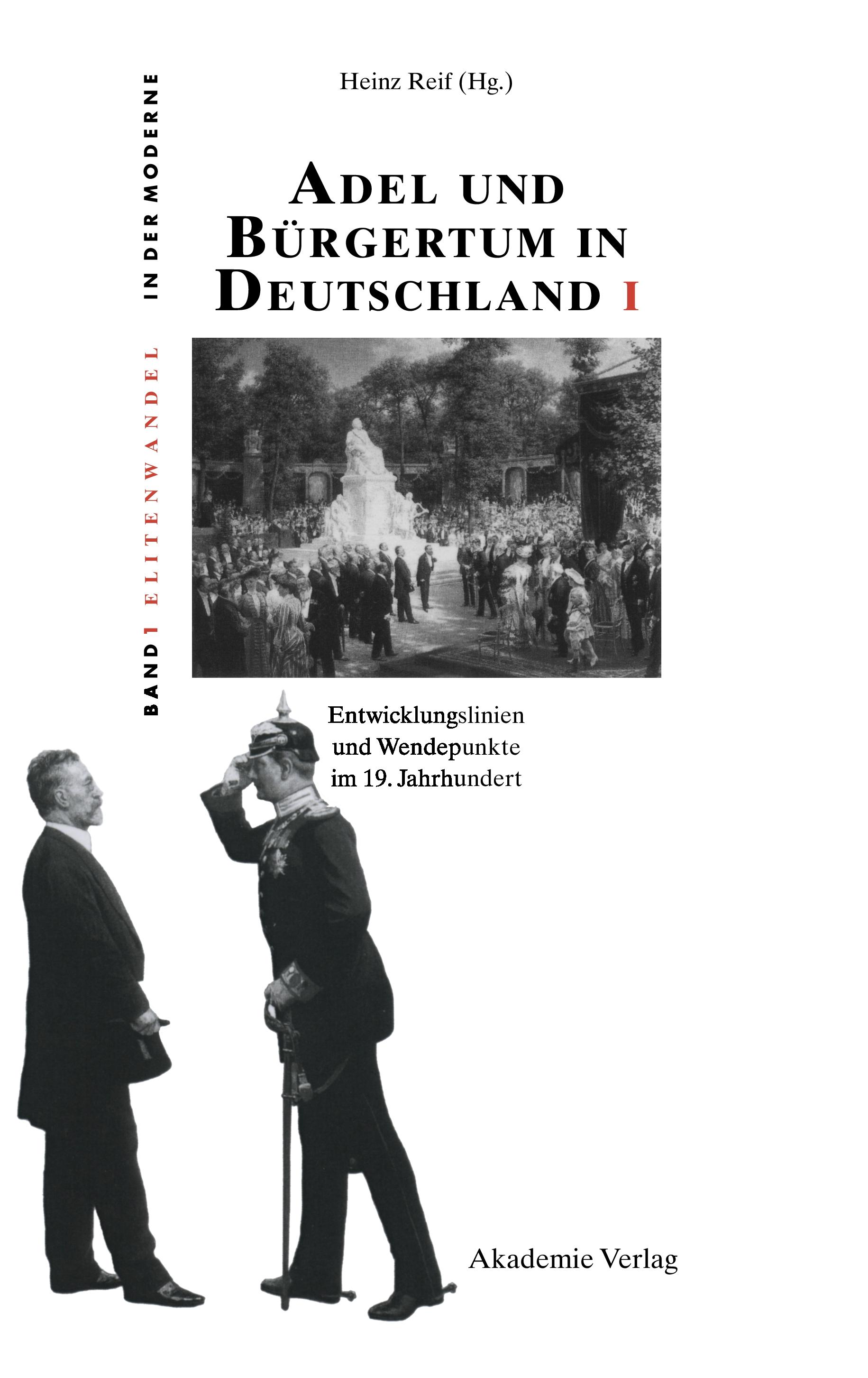Vorderes Coverbild Adel und Bürgertum in Deutschland I