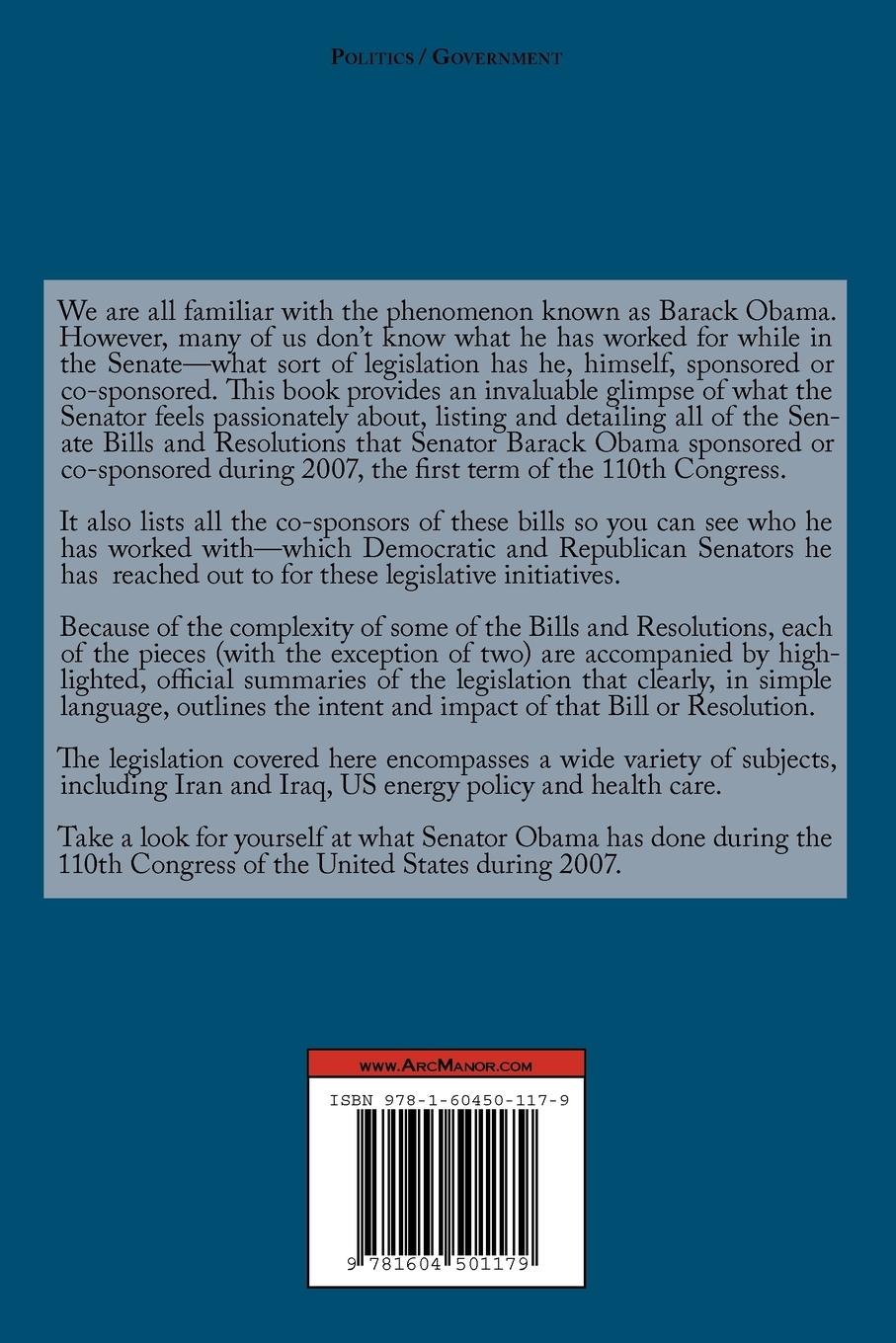 Rückseitencover Barack Obama