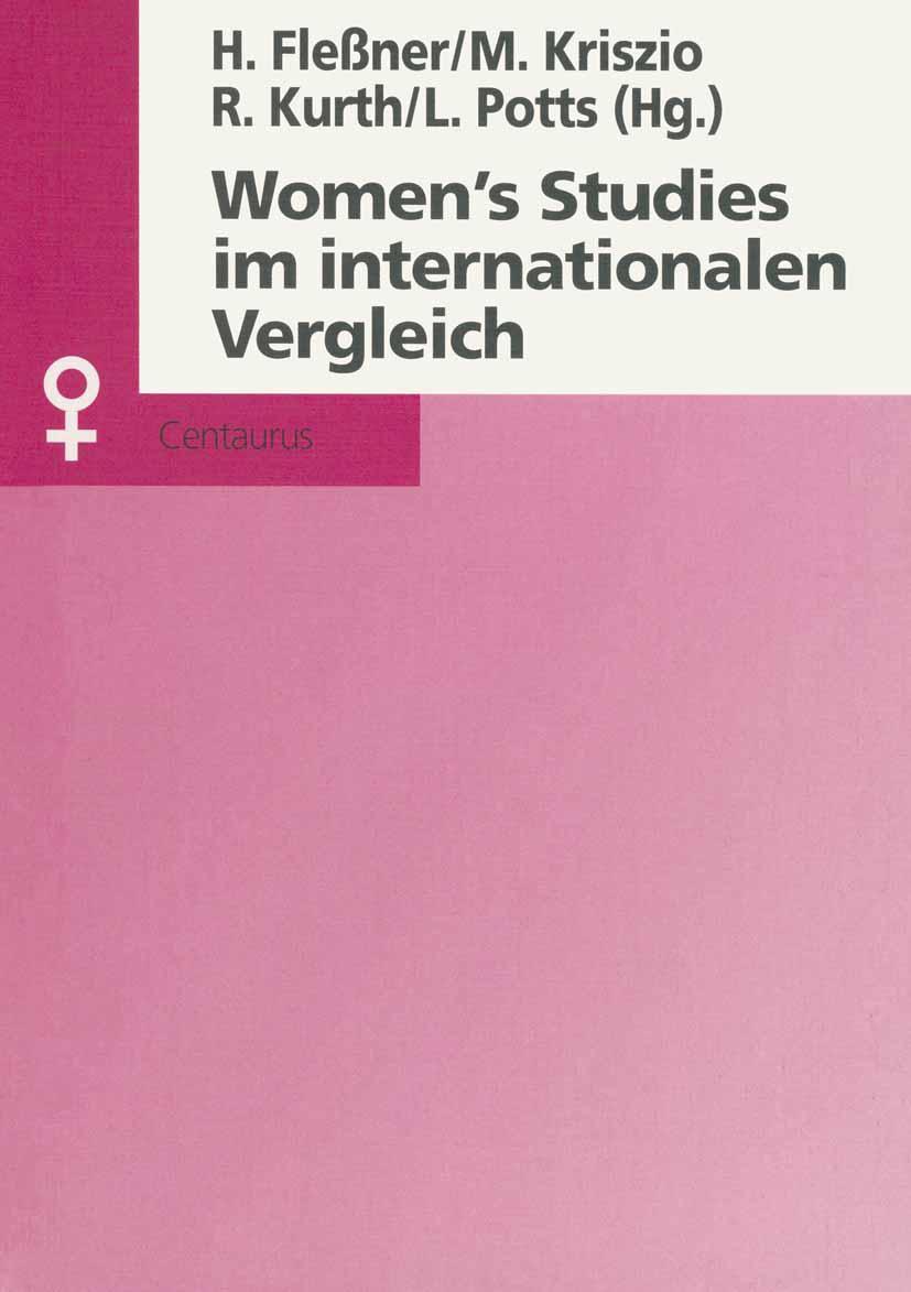Vorderes Coverbild Women's Studies im internationalen Vergleich