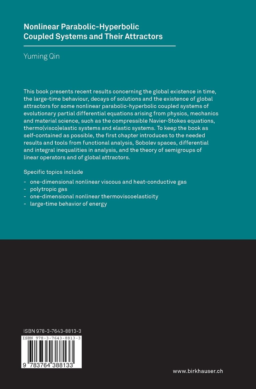 Rückseitencover Nonlinear Parabolic-Hyperbolic Coupled Systems and Their Attractors