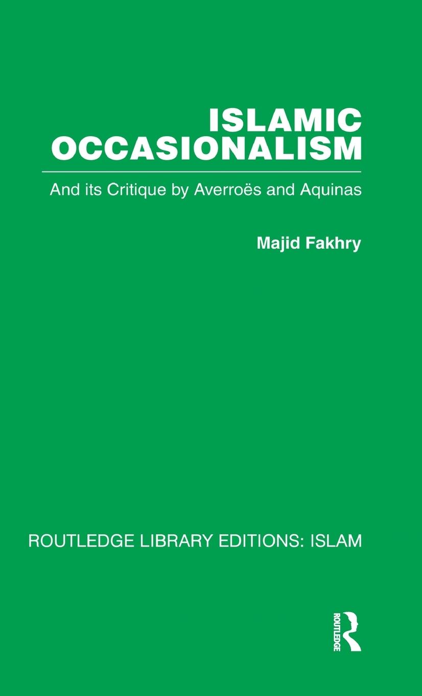 Vorderes Coverbild Islamic Occasionalism