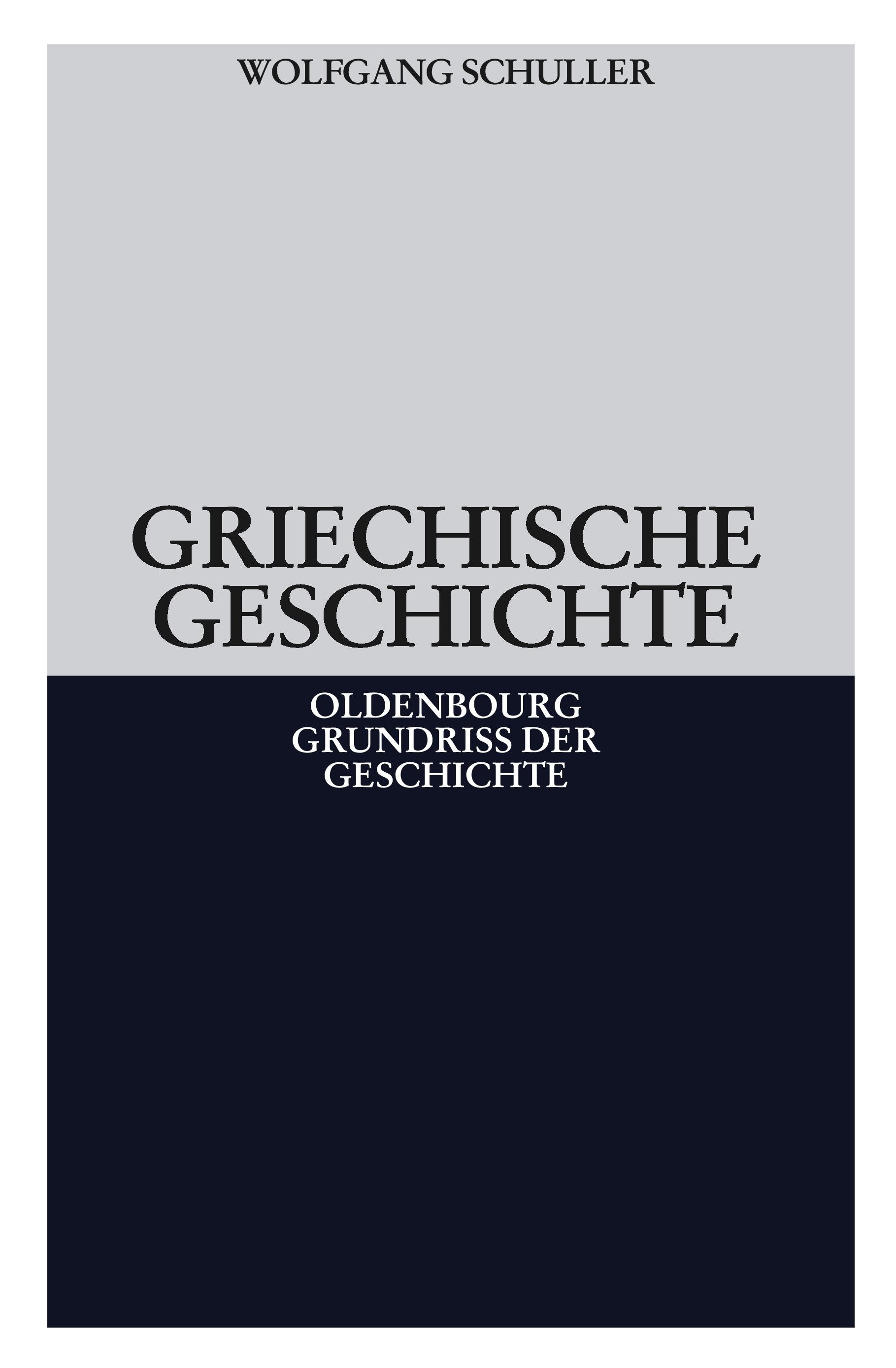 Vorderes Coverbild Griechische Geschichte
