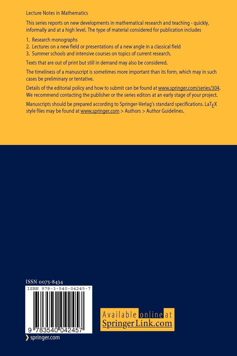 Rückseitencover Algebraic K-Theory