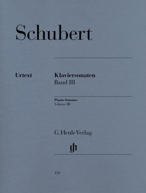 Vorderes Coverbild Klaviersonaten Band III (Frühe und unvollendete Sonaten)