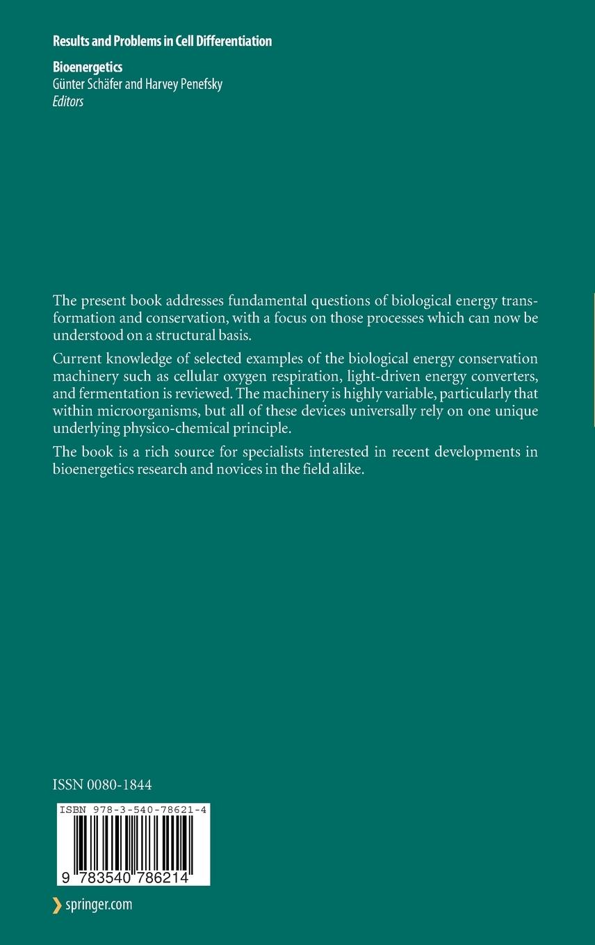 Rückseitencover Bioenergetics
