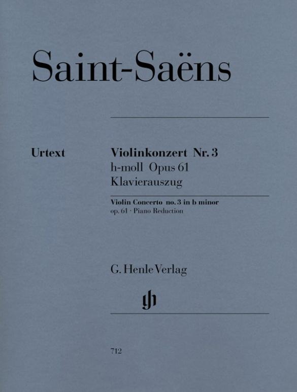 Vorderes Coverbild Violinkonzert Nr. 3 h-moll Opus 61