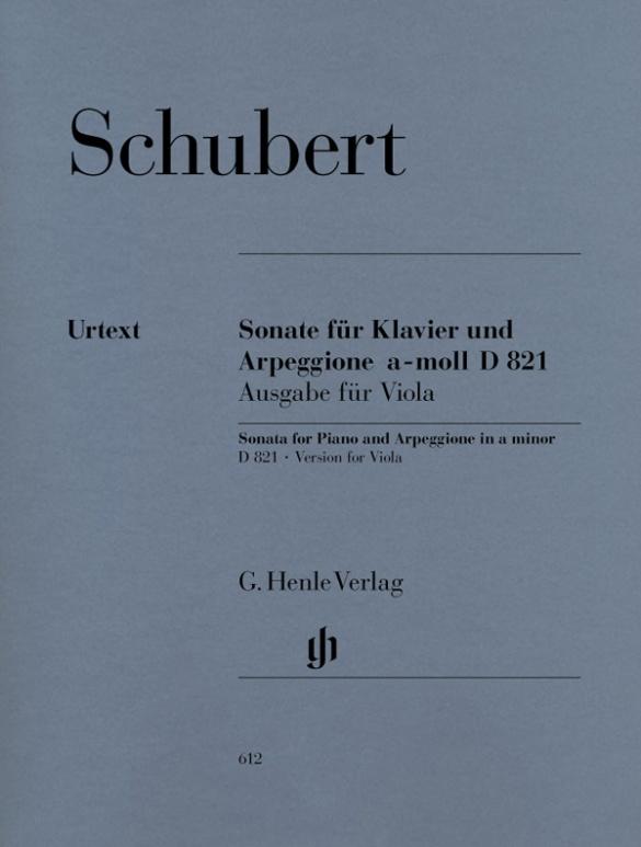 Vorderes Coverbild Schubert, Franz - Arpeggionesonate a-moll D 821