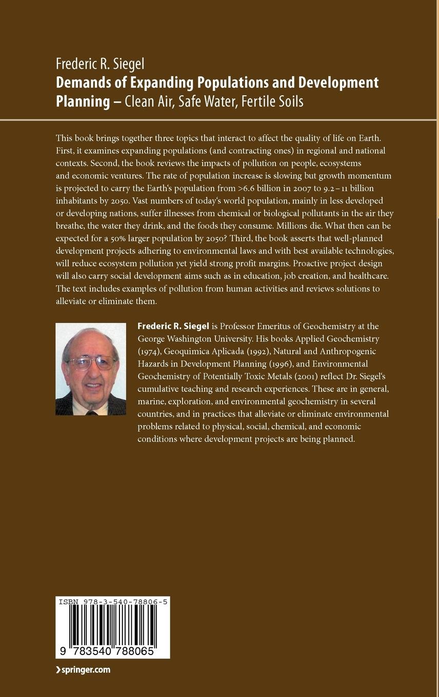 Rückseitencover Demands of Expanding Populations and Development Planning
