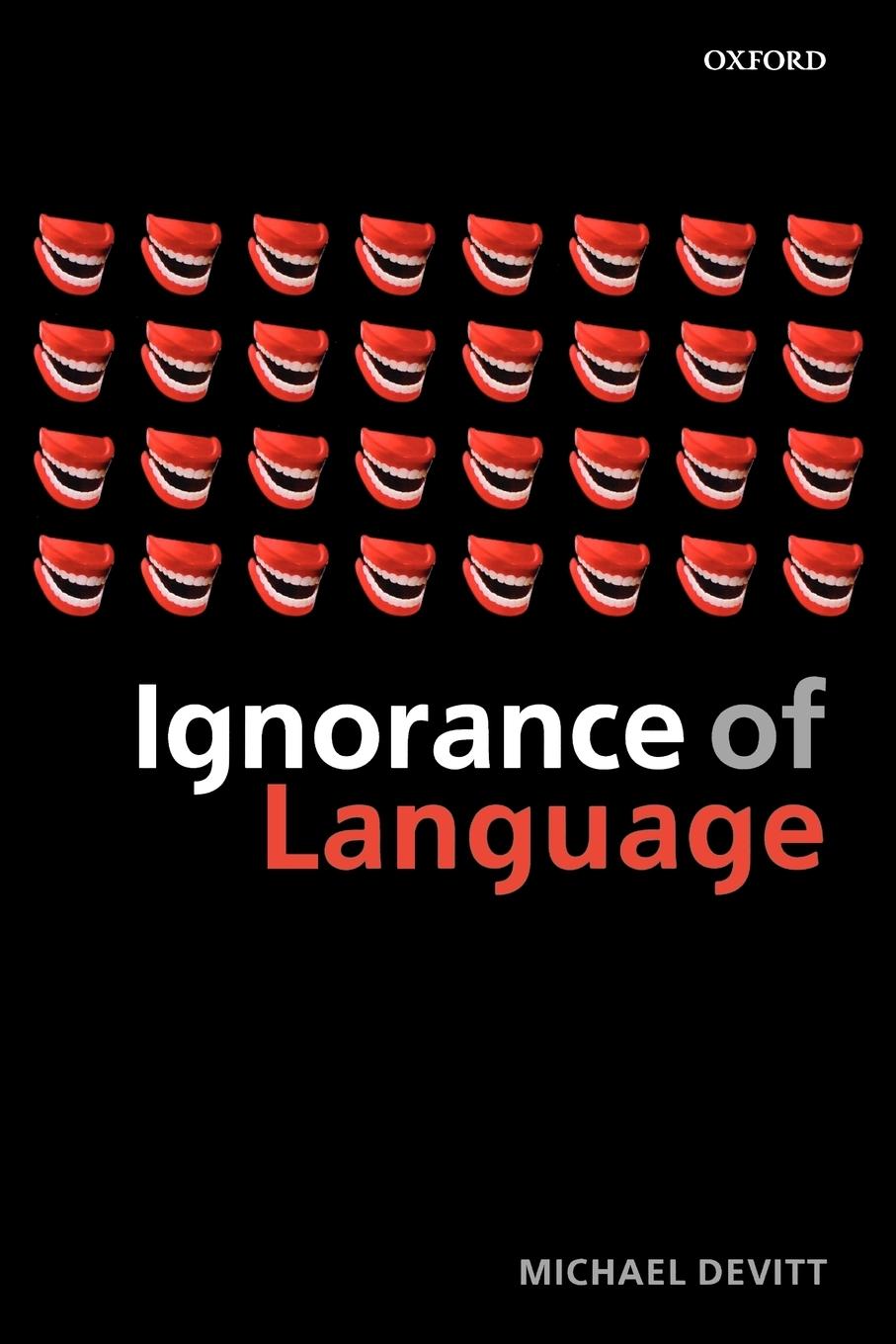 Vorderes Coverbild Ignorance of Language