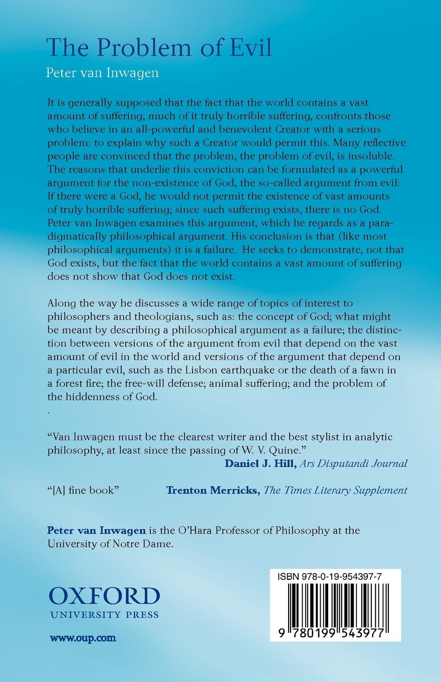 Rückseitencover The Problem of Evil