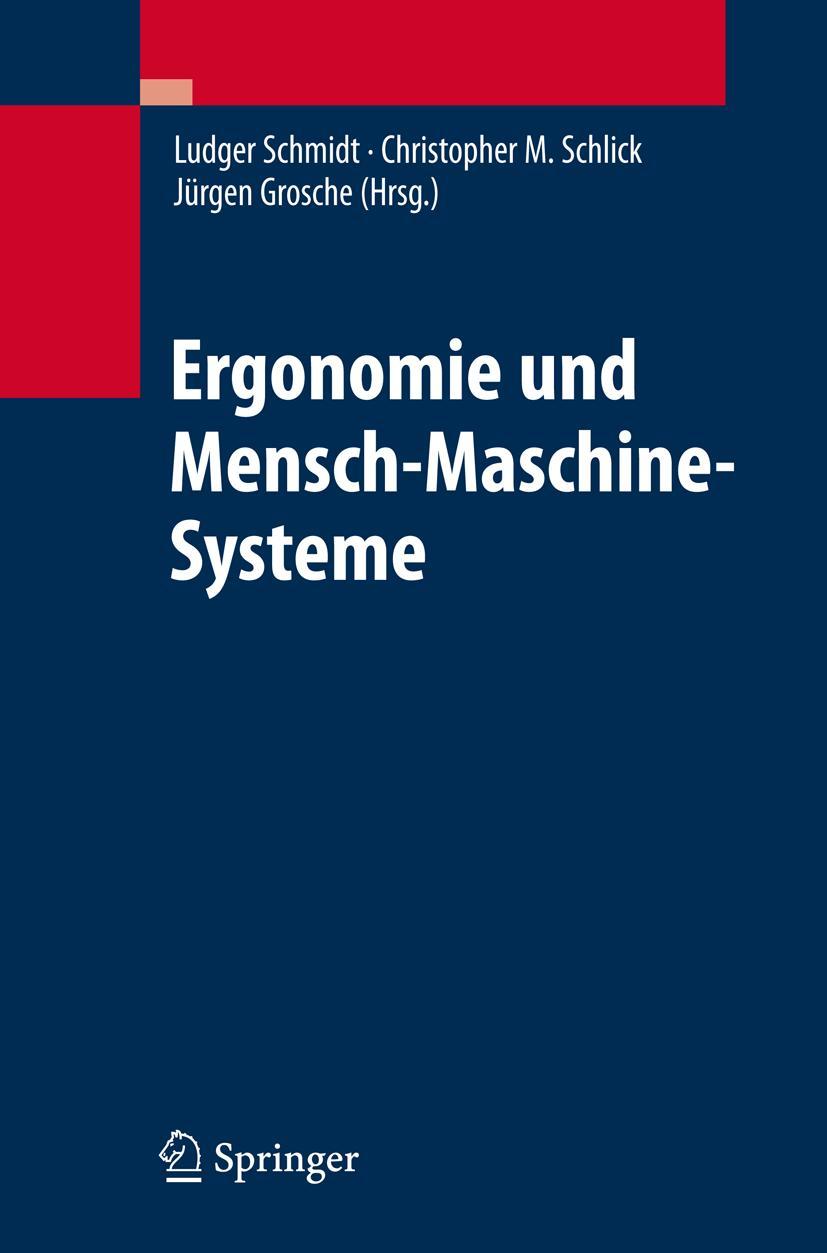 Vorderes Coverbild Ergonomie und Mensch-Maschine-Systeme