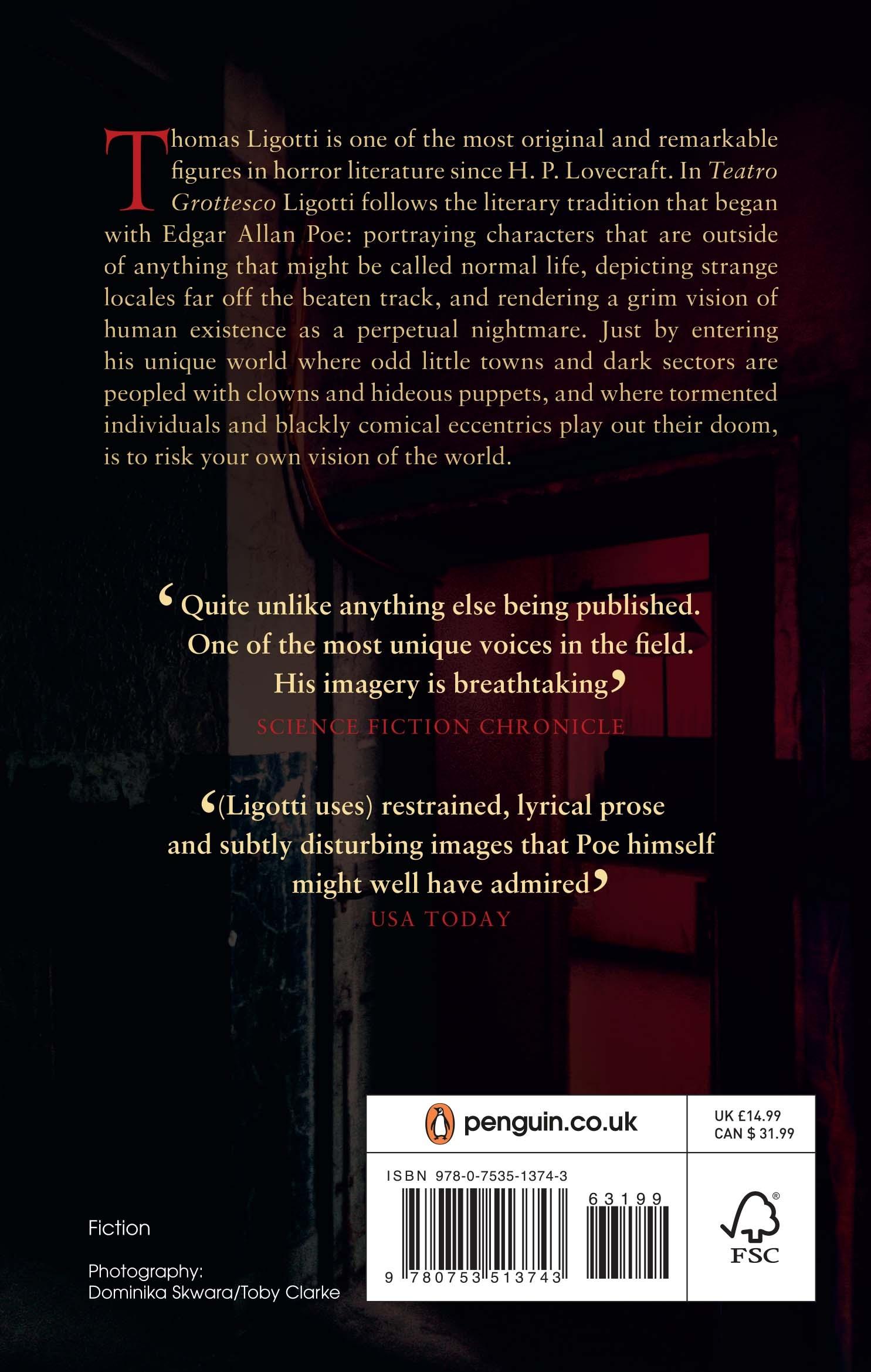 Rückseitencover Teatro Grottesco