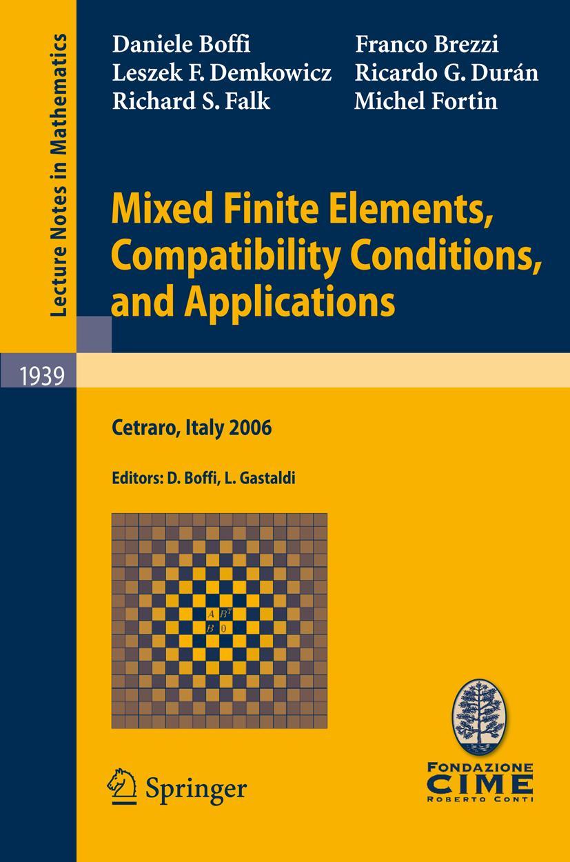 Vorderes Coverbild Mixed Finite Elements, Compatibility Conditions, and Applications