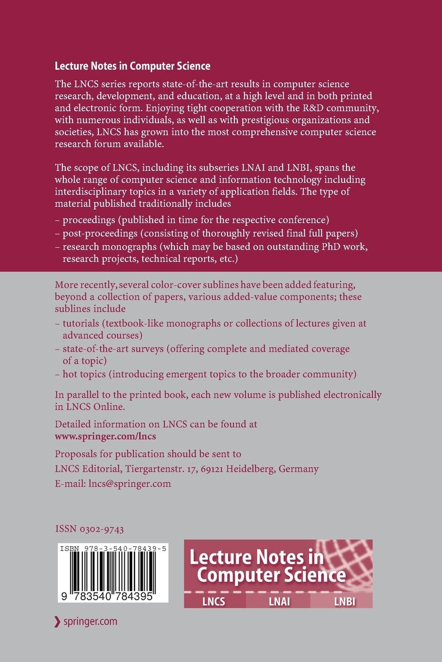 Rückseitencover Public Key Cryptography - PKC 2008