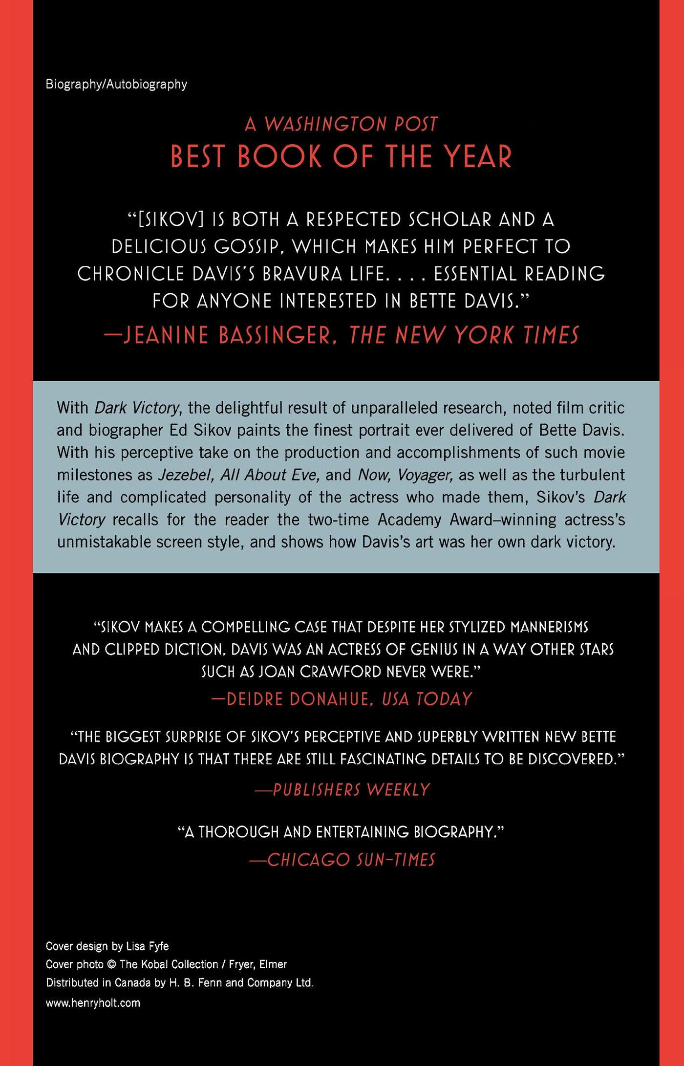 Rückseitencover Dark Victory