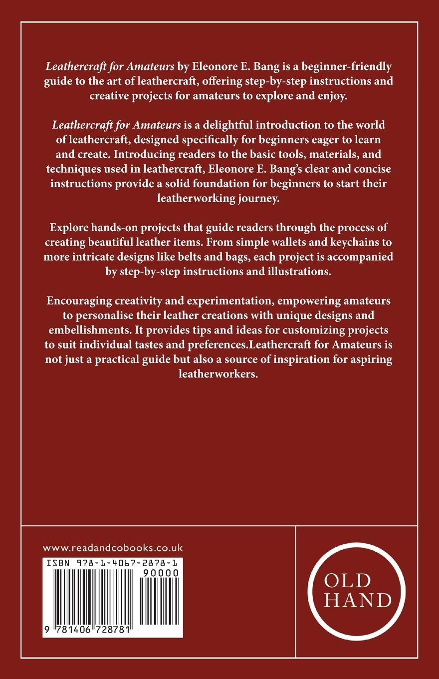 Rückseitencover Leathercraft for Amateurs