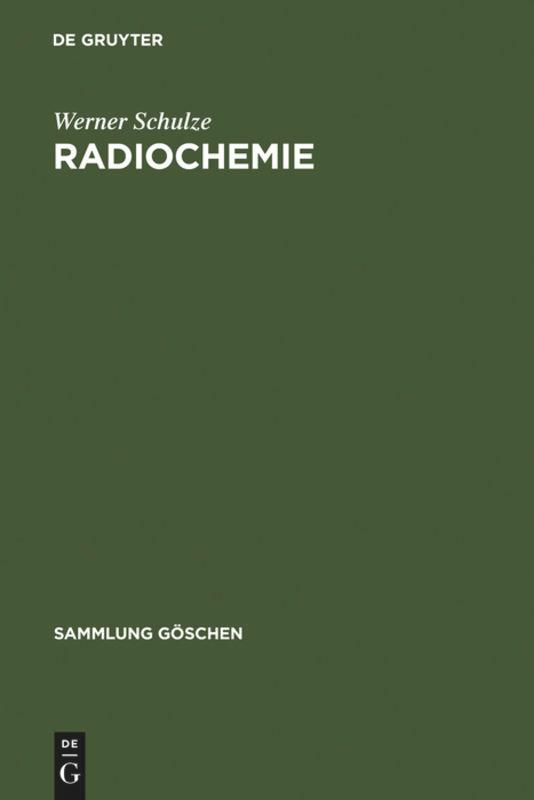 Vorderes Coverbild Radiochemie