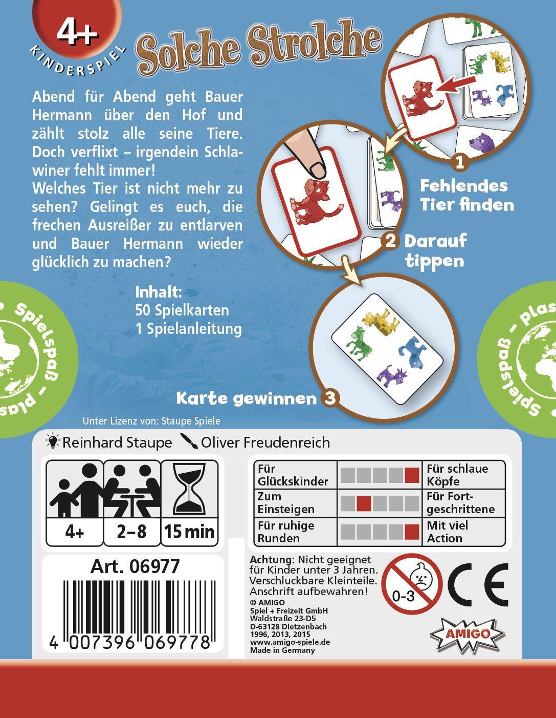 Beispielinhalt (Bild) Solche Strolche. Kartenspiel