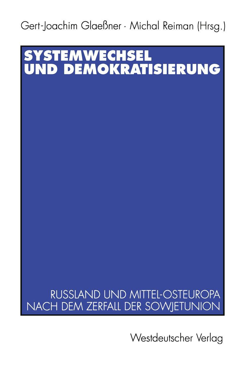 Vorderes Coverbild Systemwechsel und Demokratisierung