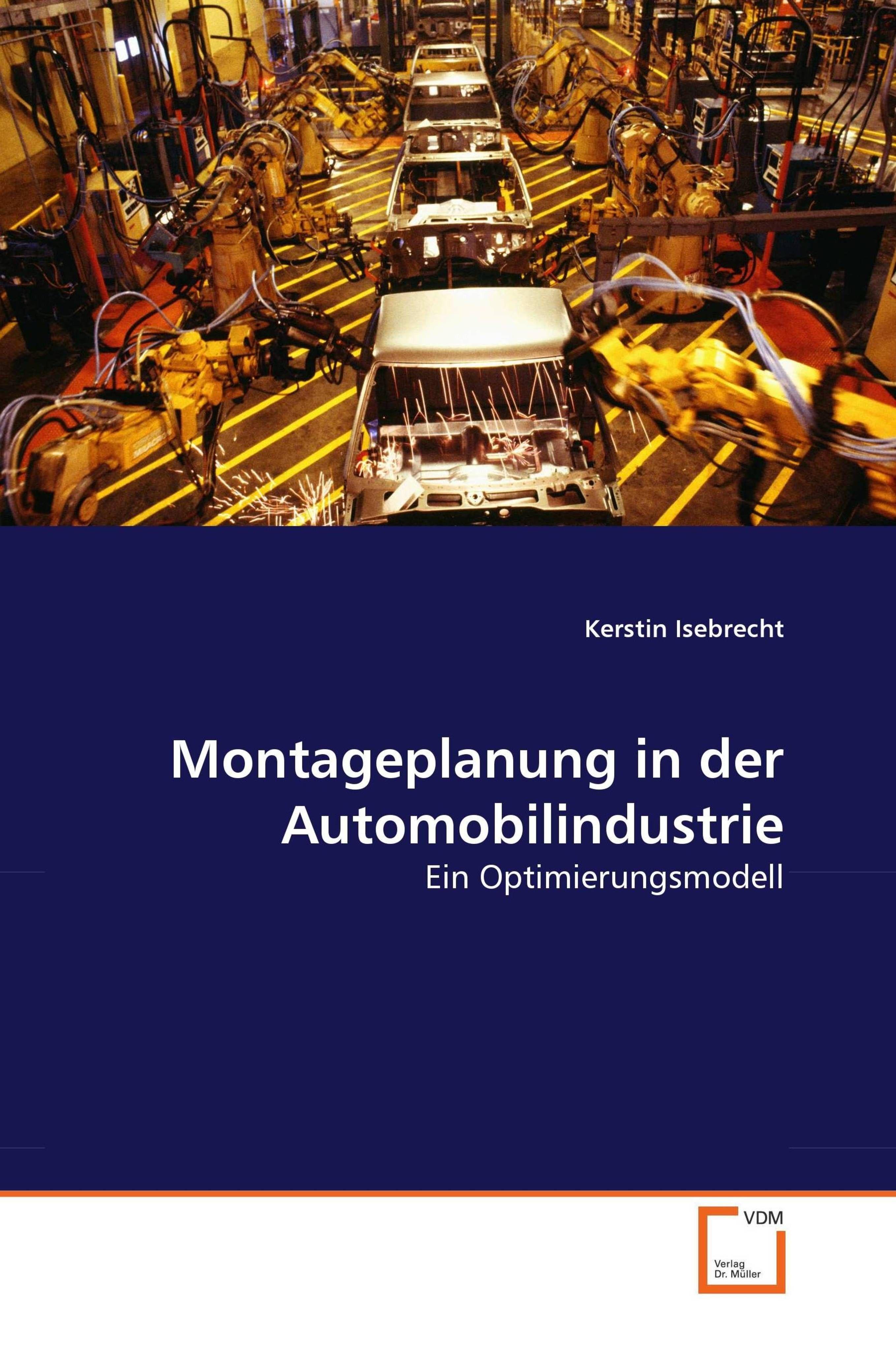 Vorderes Coverbild Montageplanung in der Automobilindustrie