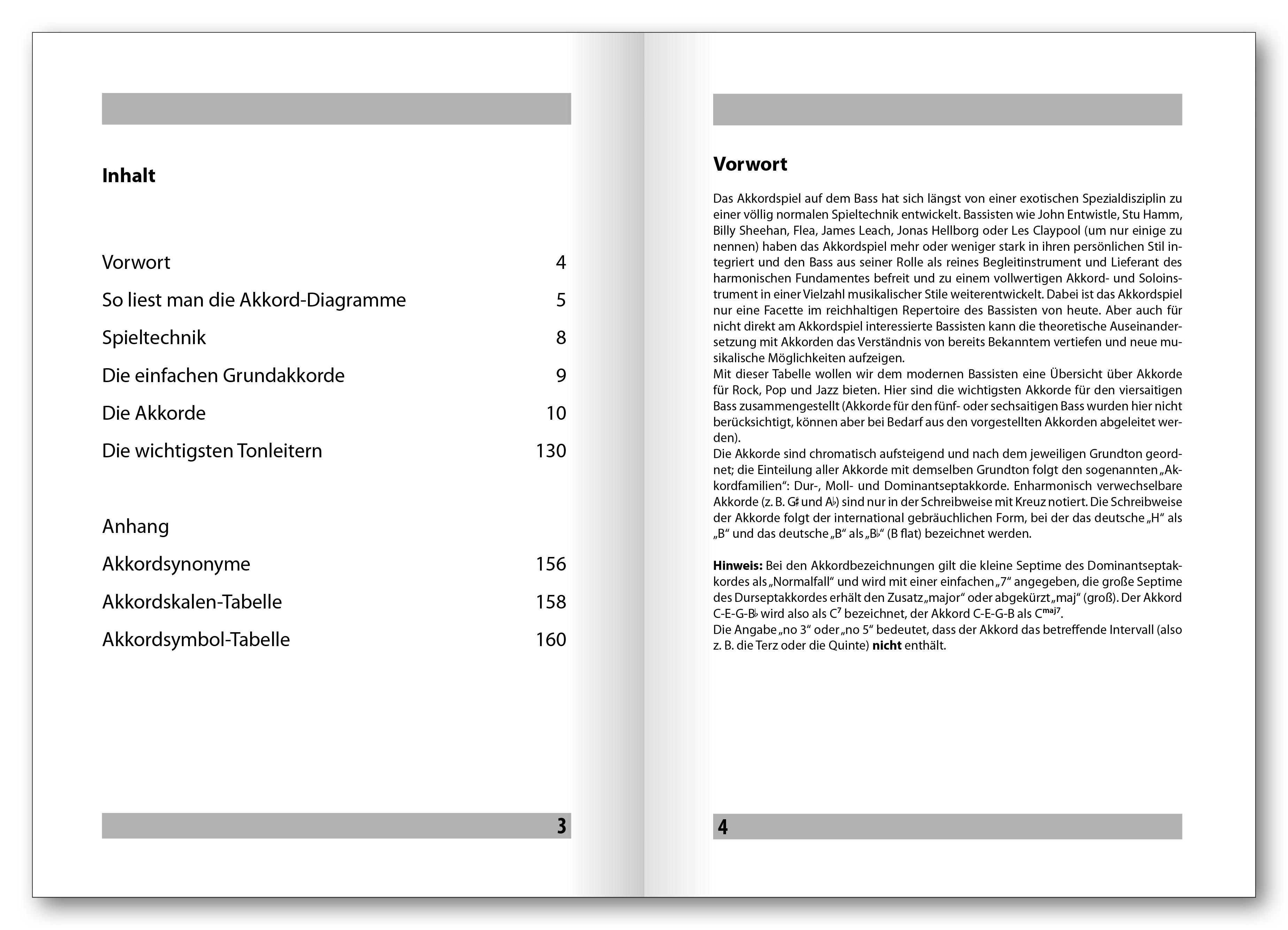 Beispielinhalt (Bild) Die Basstabelle