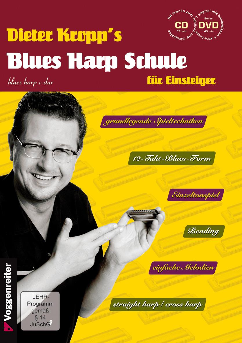 Vorderes Coverbild Blues Harp Schule