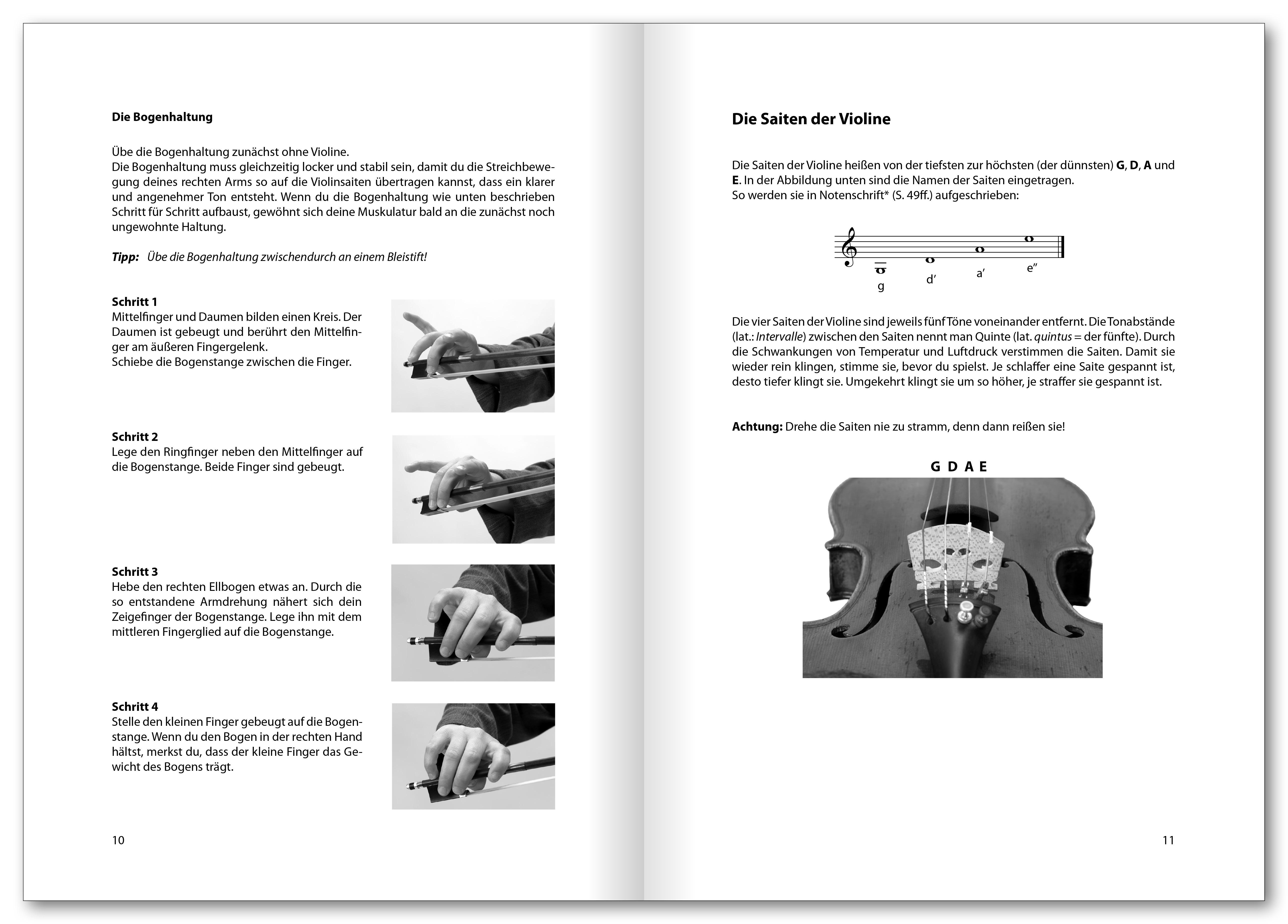 Beispielinhalt (Bild) Violin Basics
