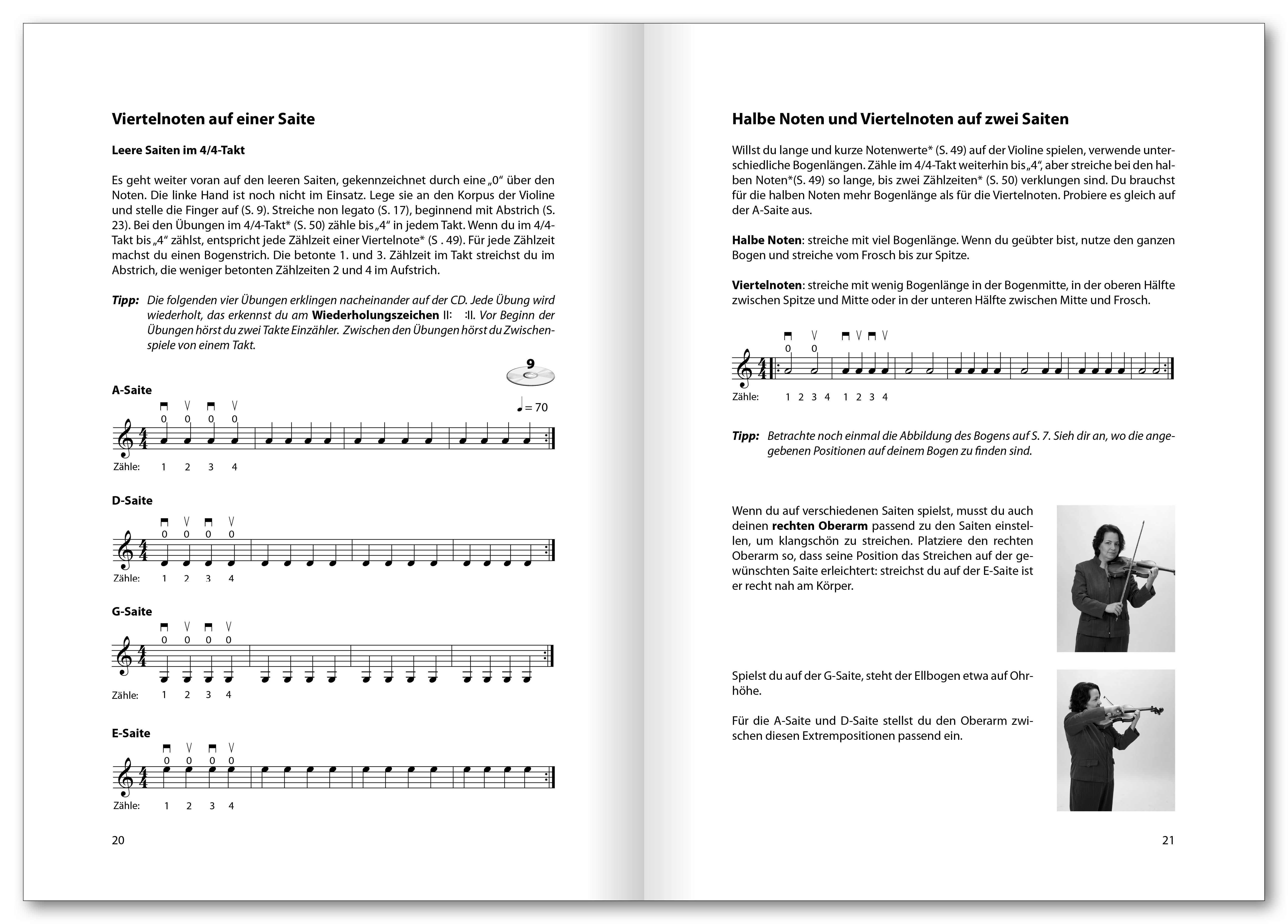 Beispielinhalt (Bild) Violin Basics