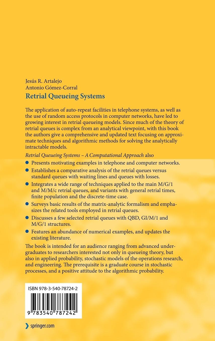 Rückseitencover Retrial Queueing Systems