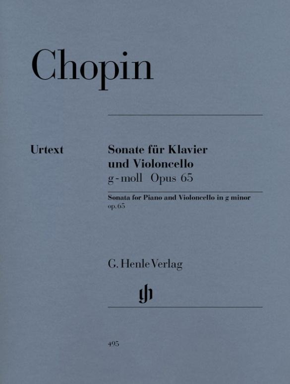 Vorderes Coverbild Sonate für Violoncello und Klavier g-moll op. 65