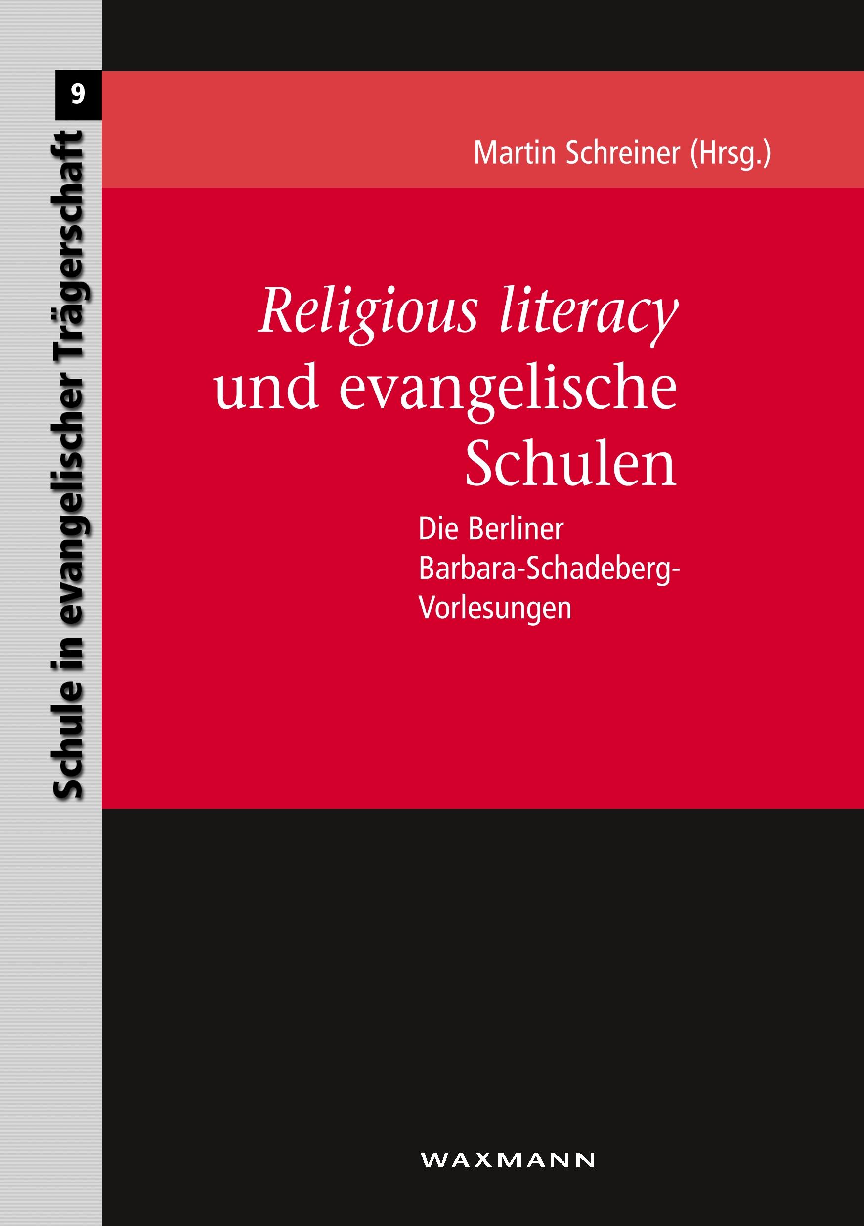 Vorderes Coverbild Religious literacy und evangelische Schulen