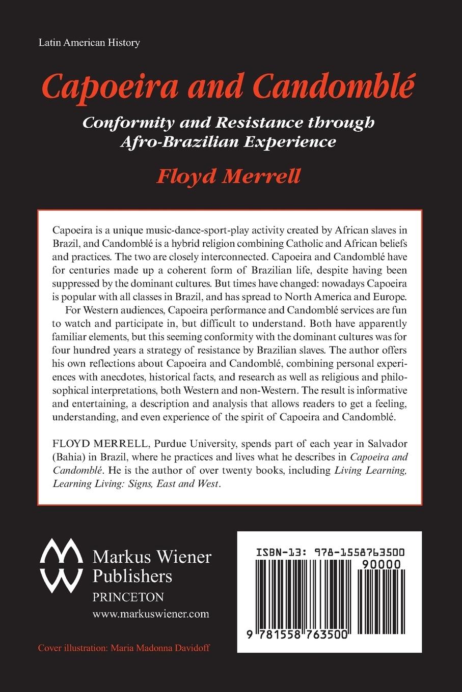 Rückseitencover Capoeira and Candomblé