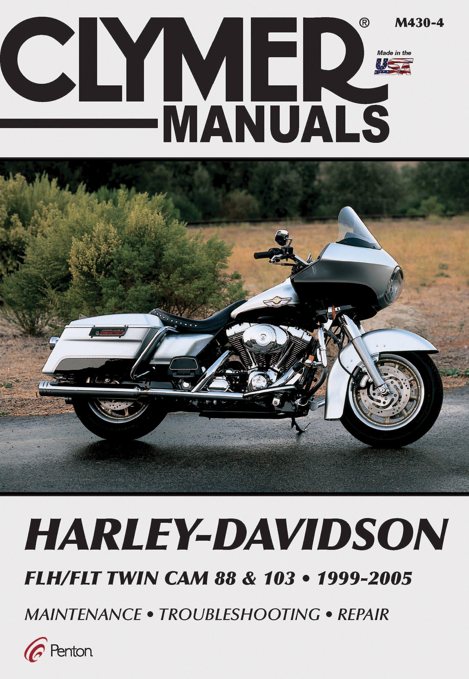 Vorderes Coverbild Harley-Davidson Electra Glide, Road King, Screamin' Eagle Motorcycle (1999-2005) Service Repair Manual
