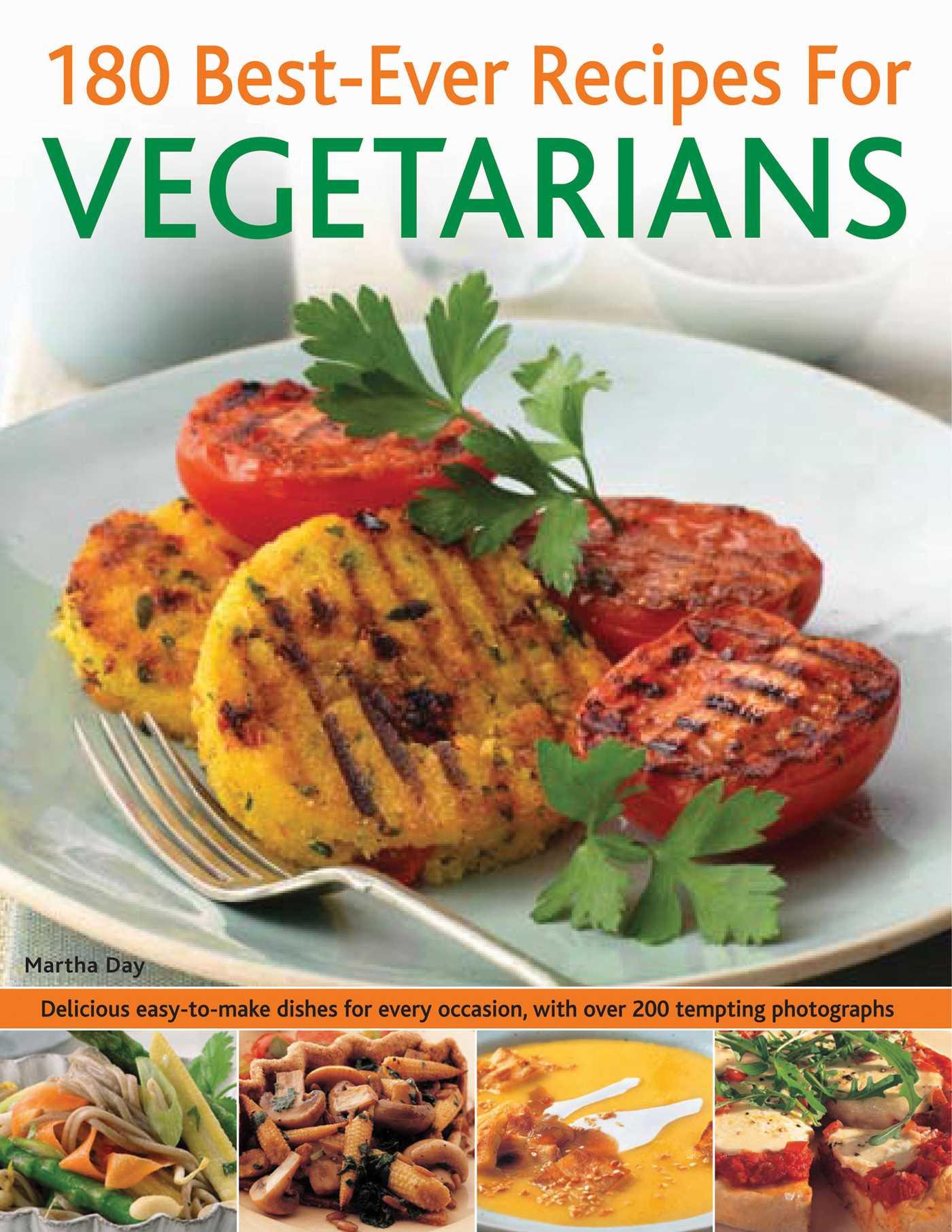 Vorderes Coverbild 180 Best-Ever Recipes for Vegetarians