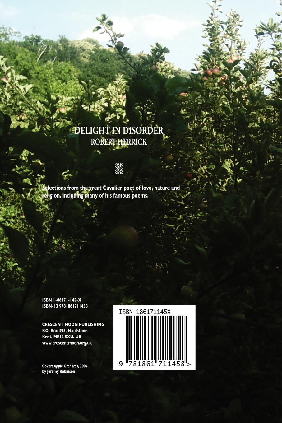 Rückseitencover Delight in Disorder