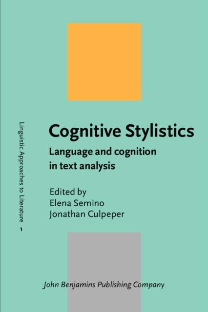 Vorderes Coverbild Cognitive Stylistics