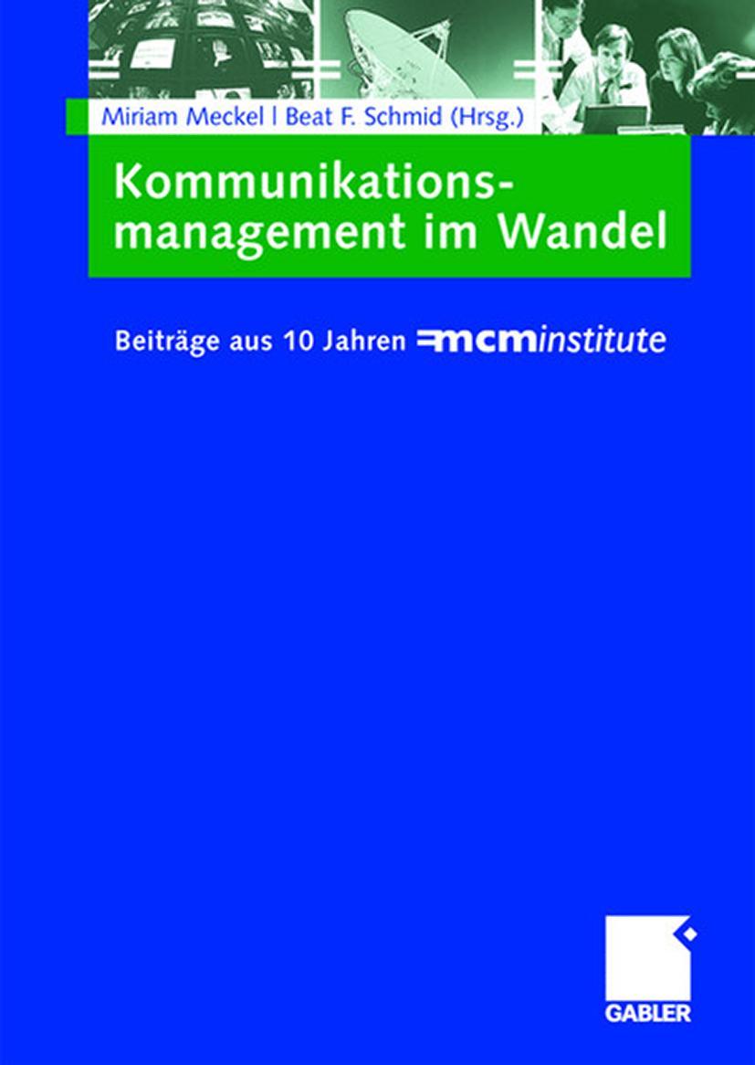 Vorderes Coverbild Kommunikationsmanagement im Wandel