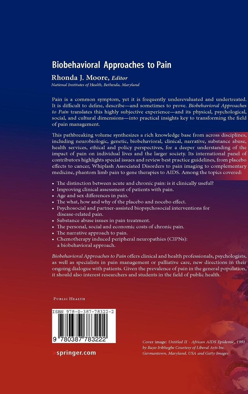 Rückseitencover Biobehavioral Approaches to Pain