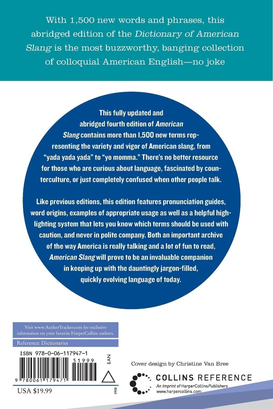 Rückseitencover American Slang, 4th Edition