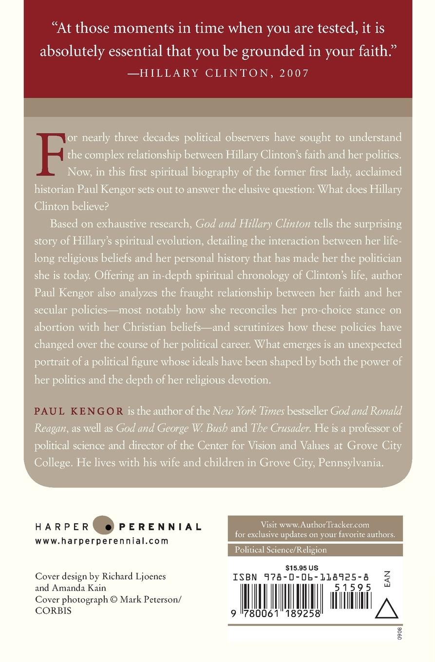 Rückseitencover God and Hillary Clinton