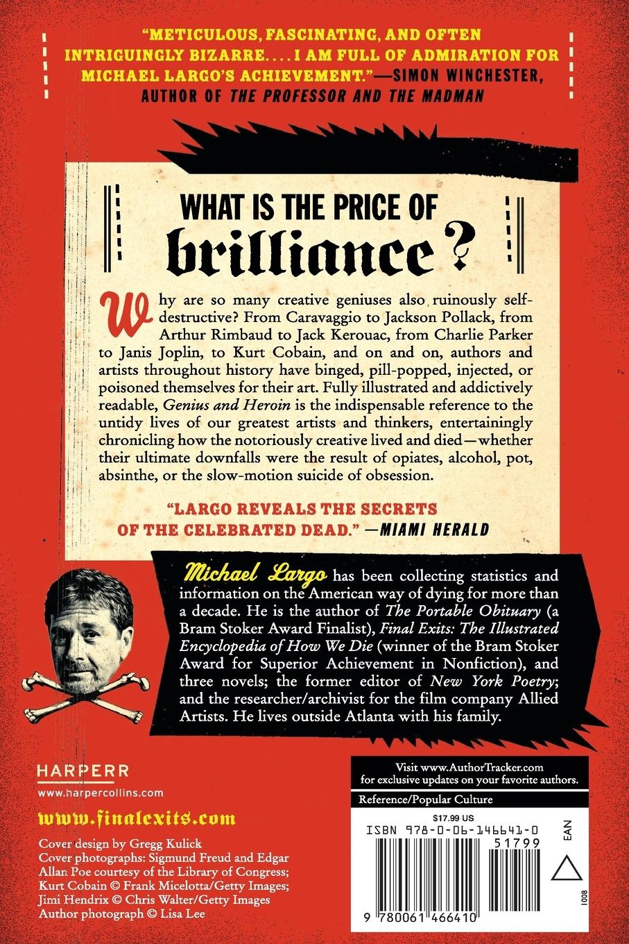 Rückseitencover Genius and Heroin