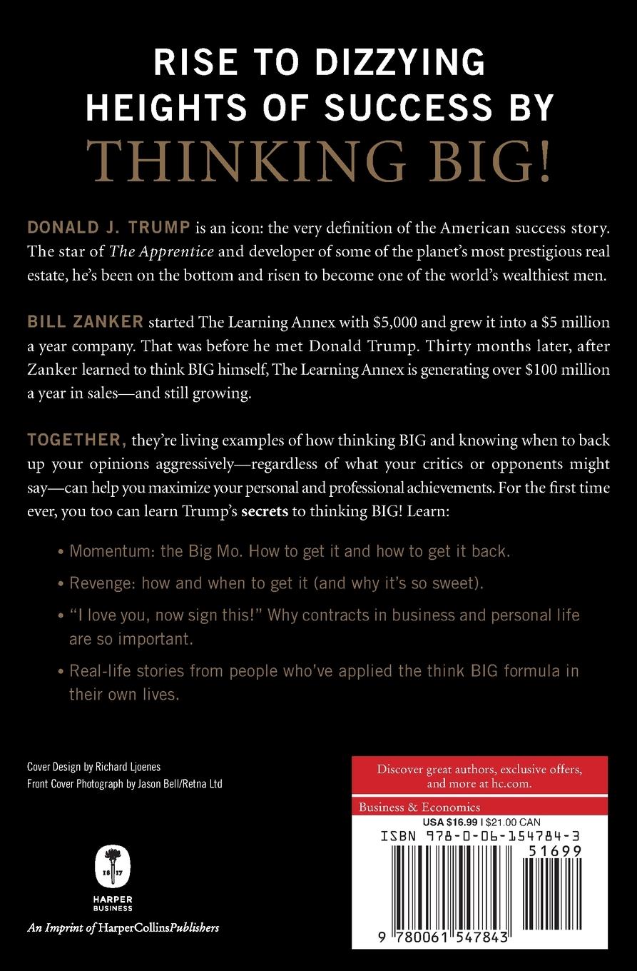 Rückseitencover Think Big