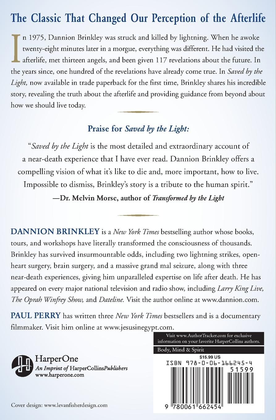 Rückseitencover Saved by the Light