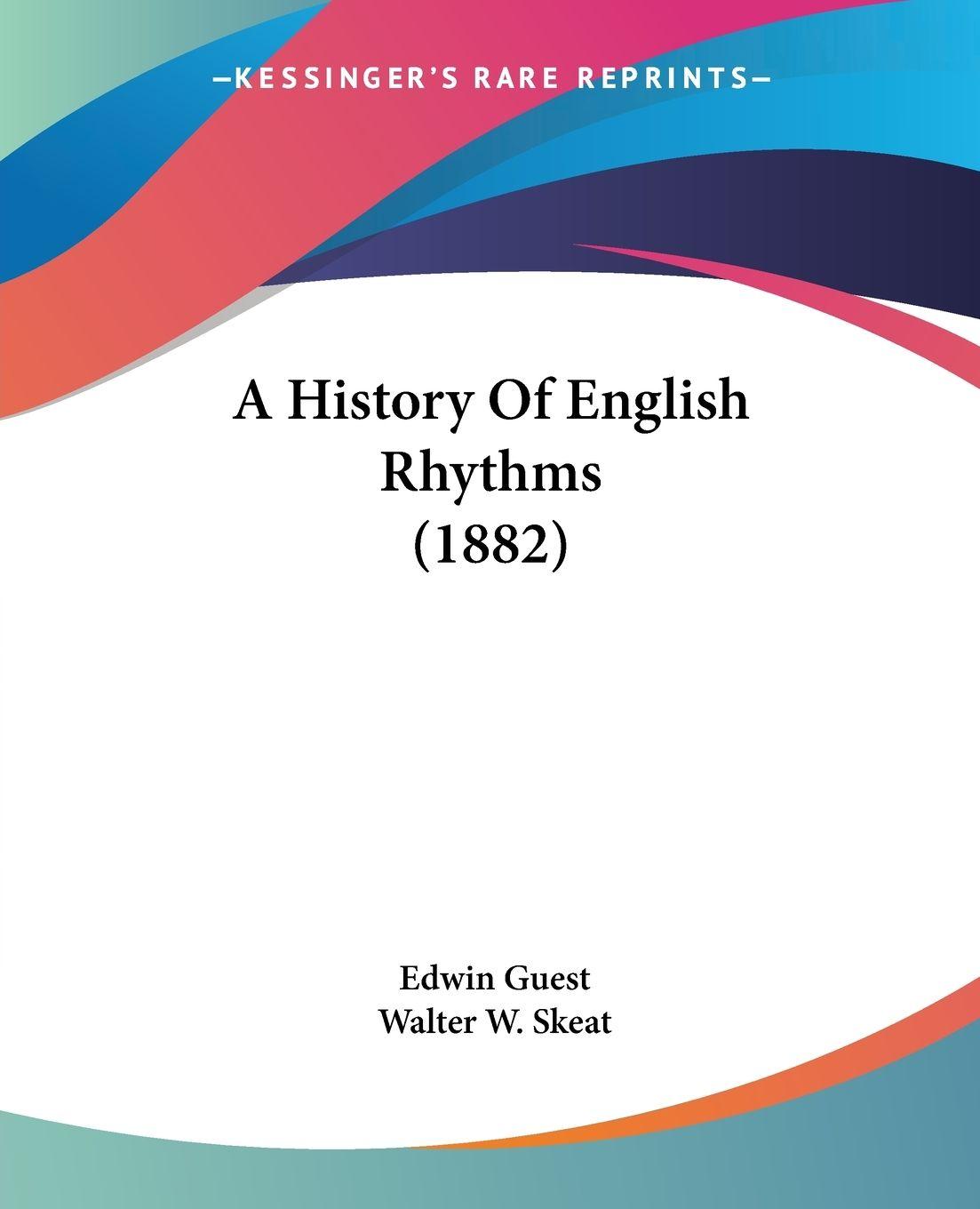 Vorderes Coverbild A History Of English Rhythms (1882)