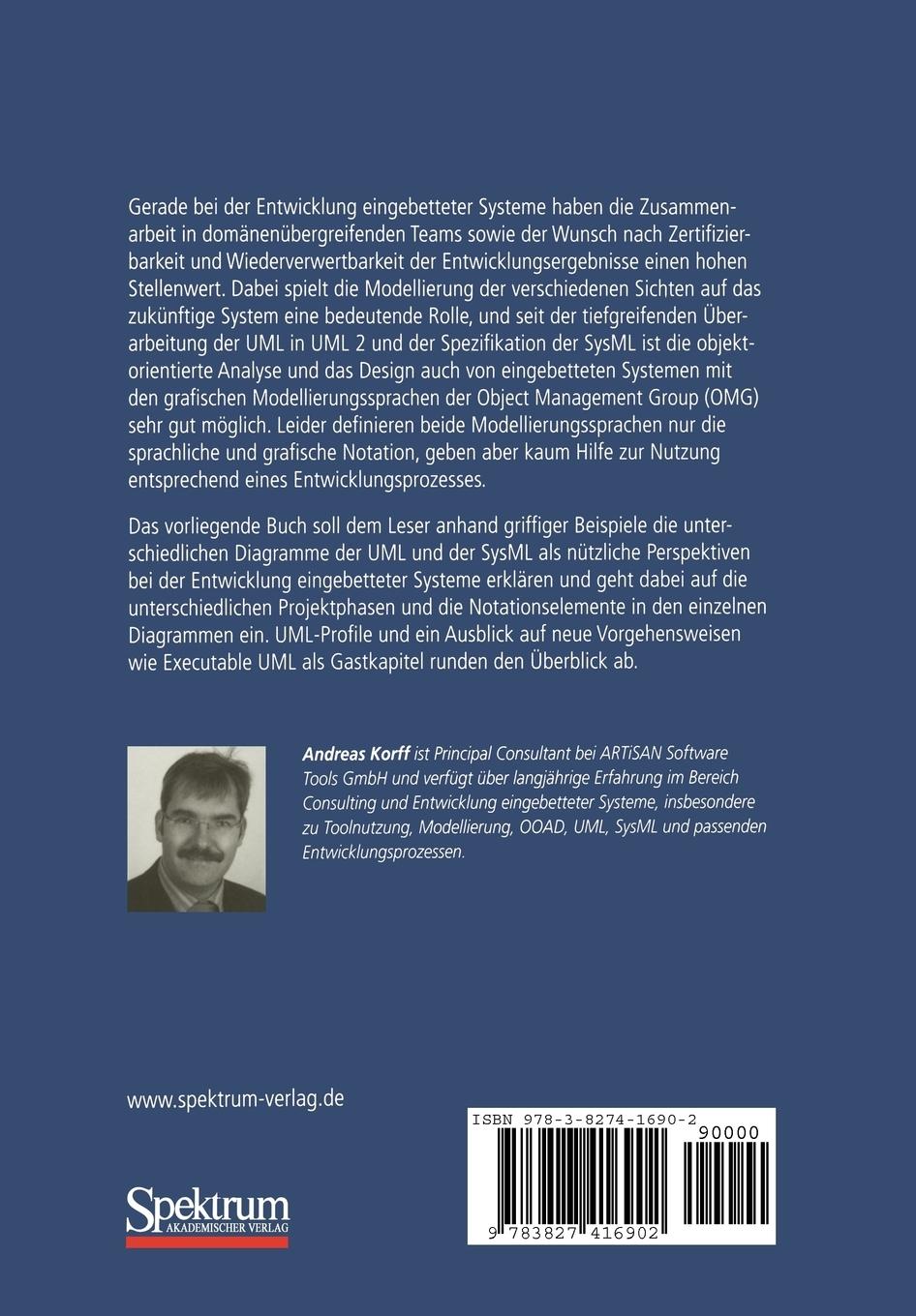 Rückseitencover Modellierung von eingebetteten Systemen mit UML und SysML