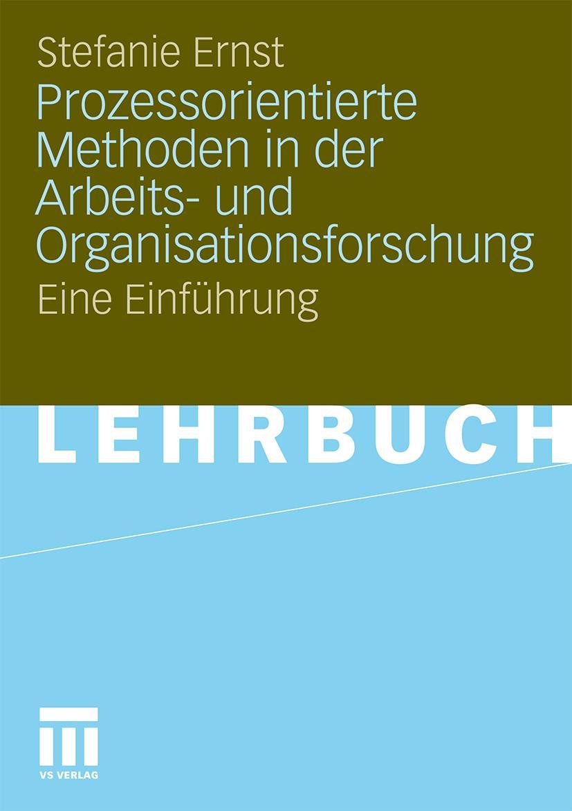 Vorderes Coverbild Prozessorientierte Methoden in der Arbeits- und Organisationsforschung